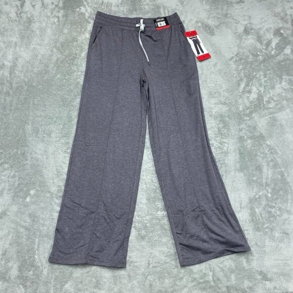 Kirkland Signature Womens Drawstring Pants Heather Gray M d0107 - Picture 1 of 9